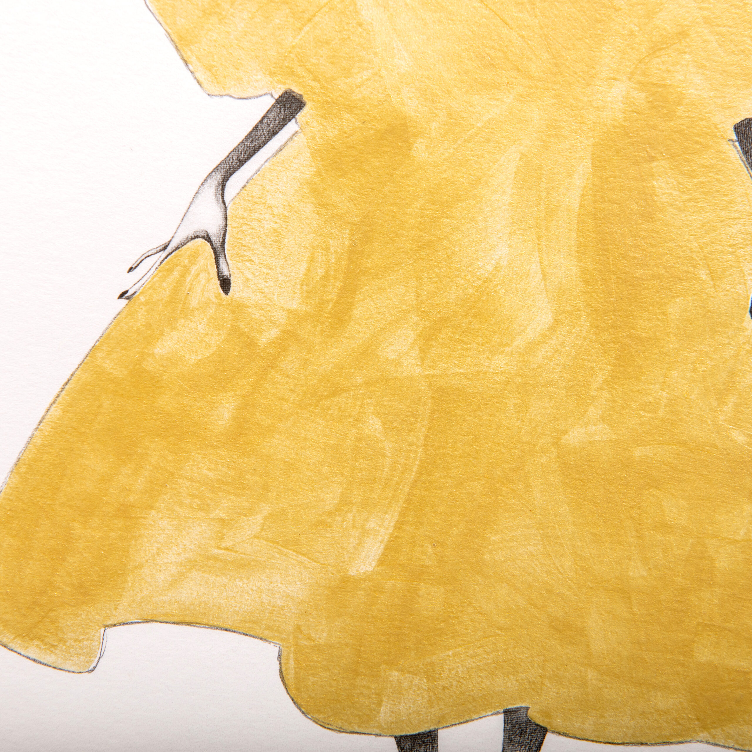 Woven Tales Dress - Gold Metallic - Image 4