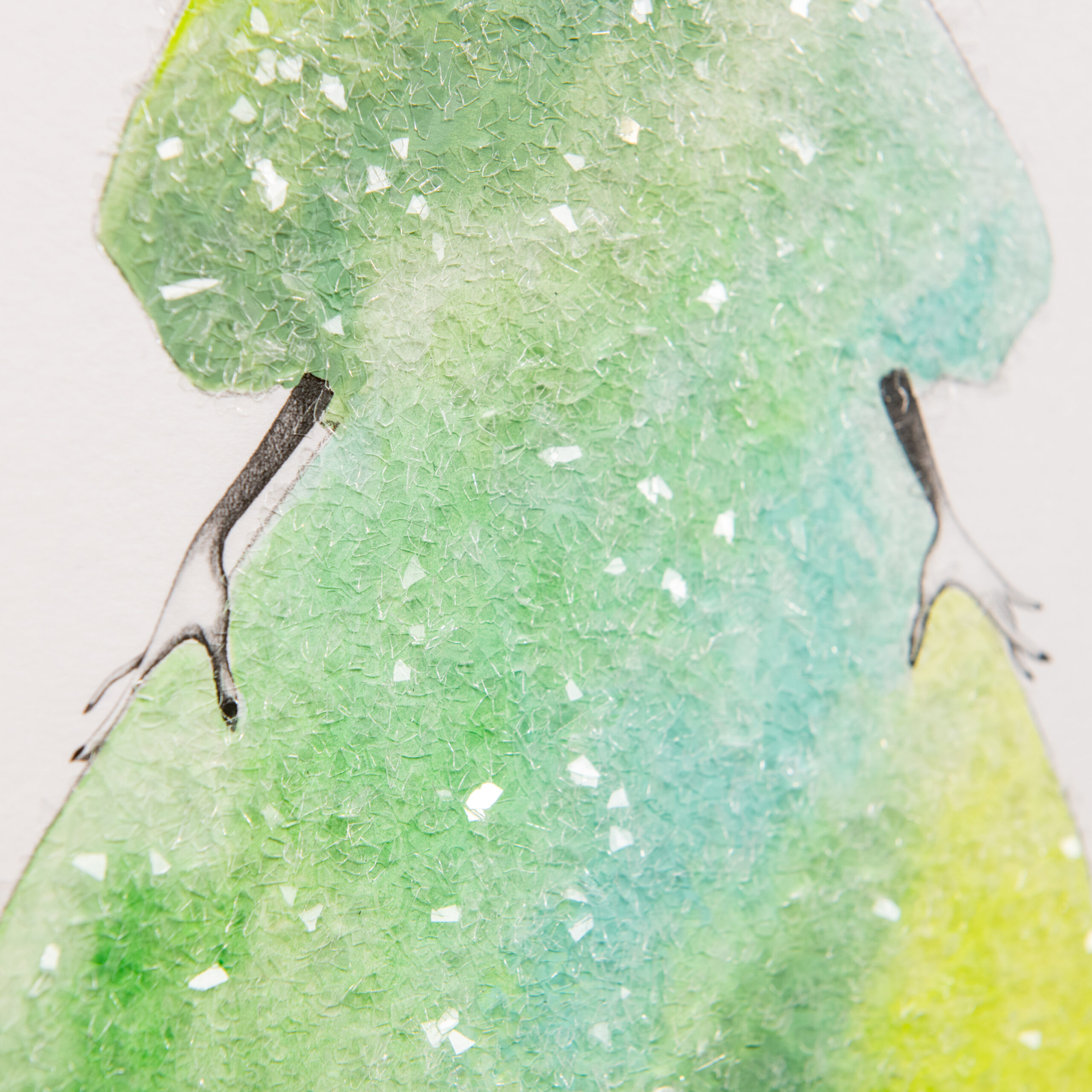 Woven Tales Dress - Green Diamond Dust - Image 2