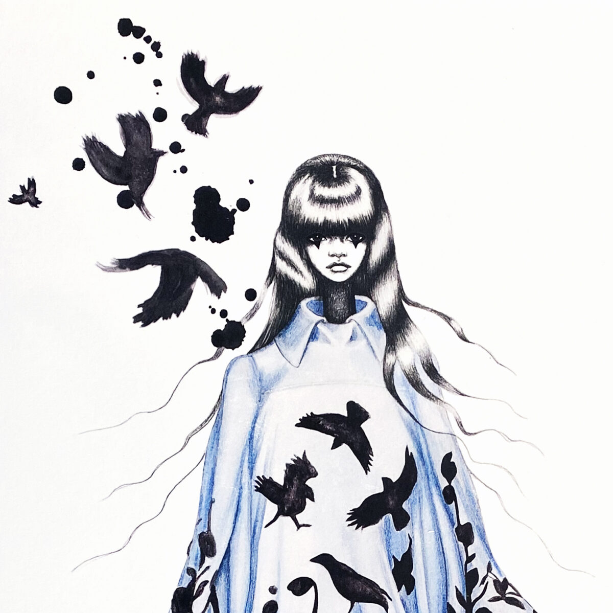 Woven Tales - Bluebird Dress | Print - Image 2